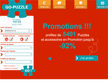 Tablet Screenshot of go-puzzle.com